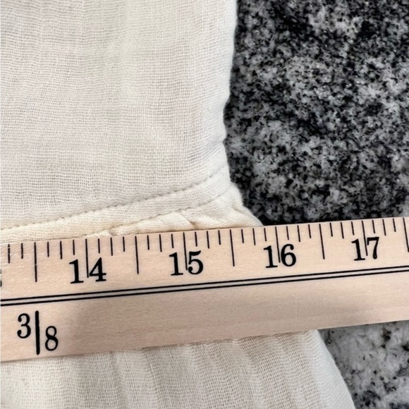 Tulle New Spaghetti Strap Ivory Fit and Flare Summer Dress - Picture 6 of 12